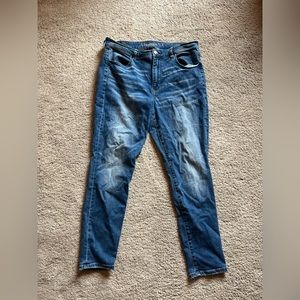 American eagle blue skinny jeans